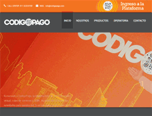 Tablet Screenshot of codigopago.com